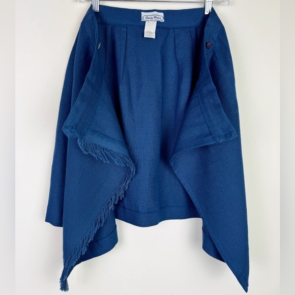 Daily Habit Vintage Linen Blend Wrap Skirt - Picture 4 of 7